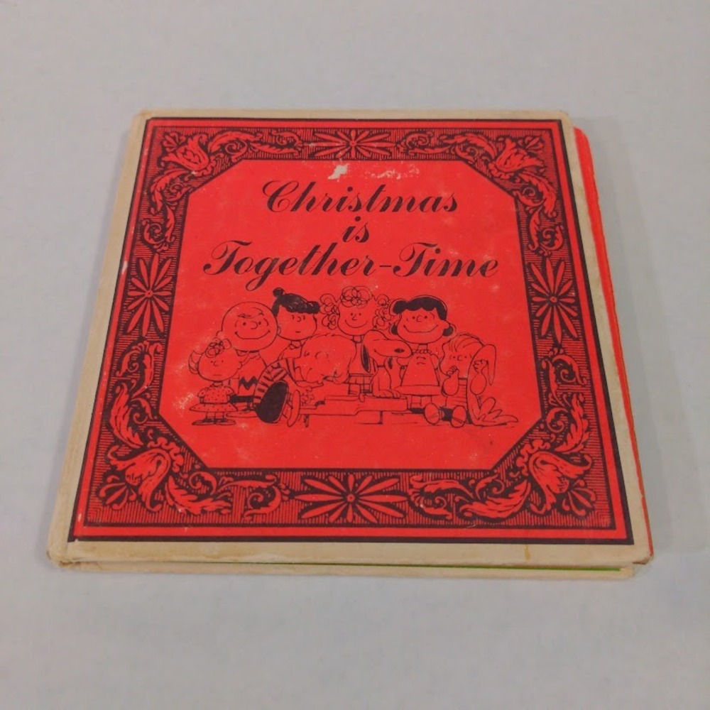 Vintage 1964 Peanuts Christmas is Together-Time Book Charles Schulz Hardcover